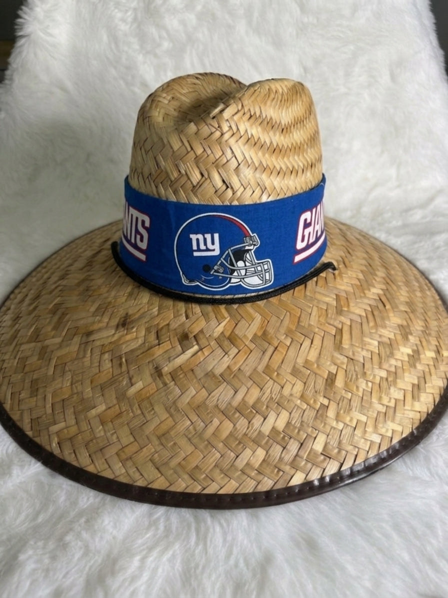 New York Giants Straw Fan hat