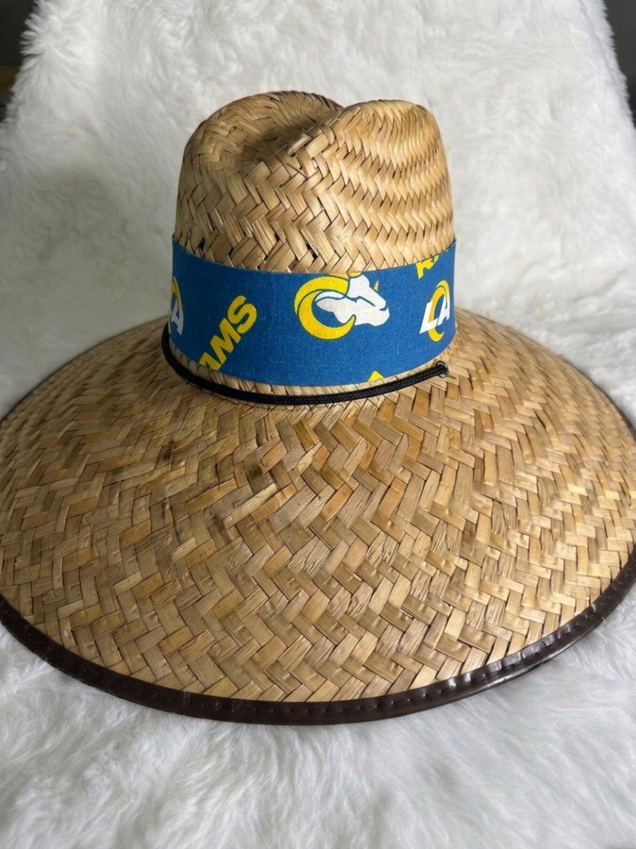 Los Angeles Rams Fan Straw Hat